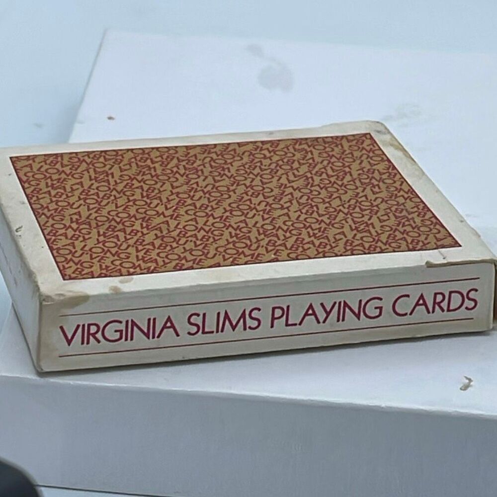 Vintage Virginia Slims playing Cards “You’ve Come along way, Baby”